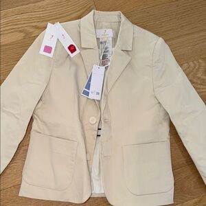 Jacadi Girls' Cream Blazer Jacket